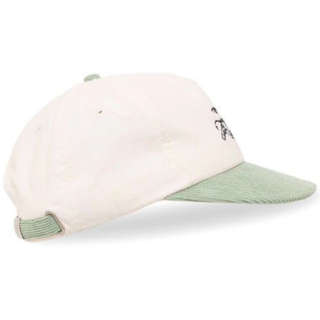 Worship Cherub Cord Hat in Cream/Mineral
