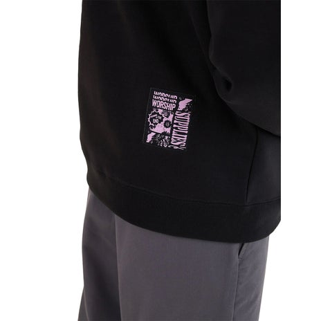 Worship Chico Pull Over Hood in Black