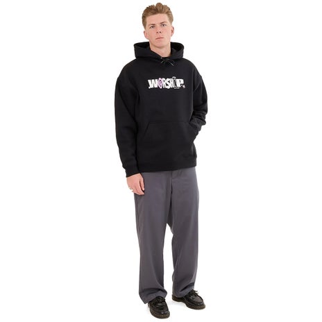 Worship Chico Pull Over Hood in Black