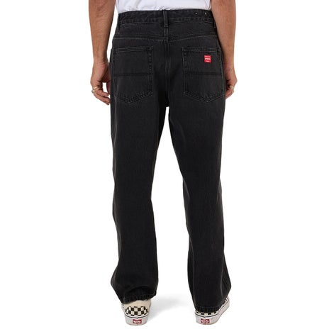 Worship Lounger Jean in Worship Washed Black