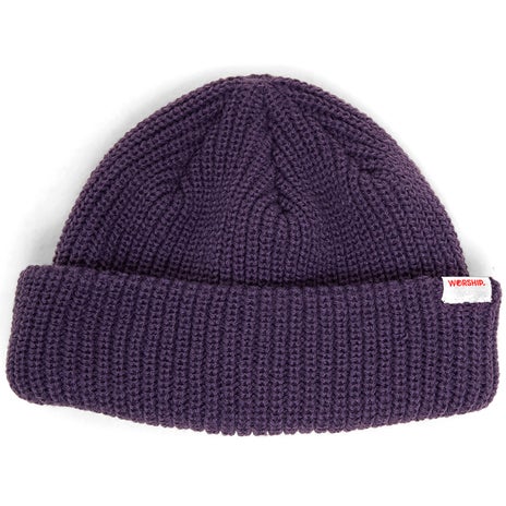 Worship Lumber Beanie in Purple Reign