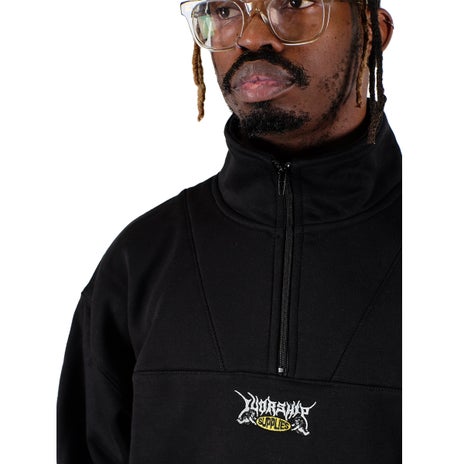 Worship Messenger Quarter Zip Fleece in Black