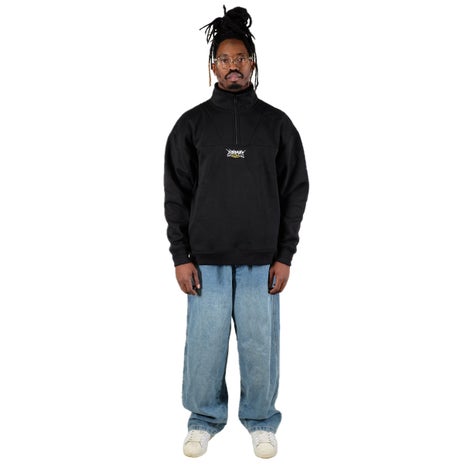 Worship Messenger Quarter Zip Fleece in Black