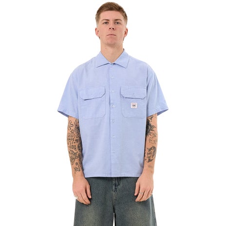 Worship Service Work Shirt in Blue