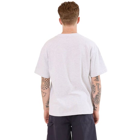 Worship Smoko Tee in Snow Marle