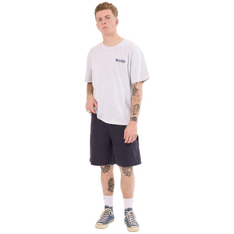 Worship Smoko Tee in Snow Marle