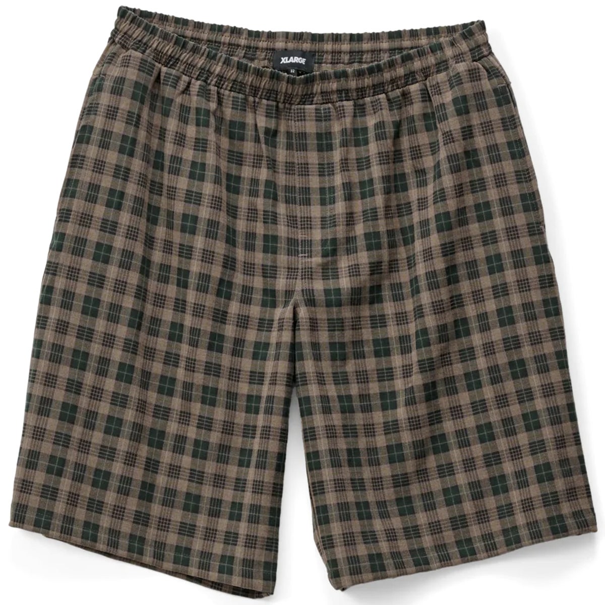 X-Large Baggy 91 Short in Green Check | Boardertown