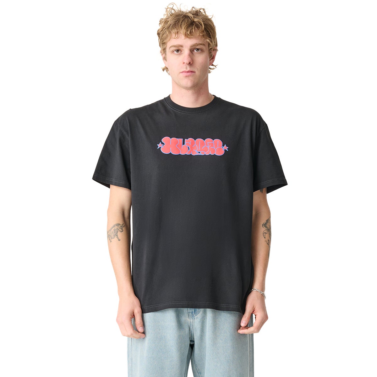 X-Large Bubble Tee in Pigment Black | Boardertown