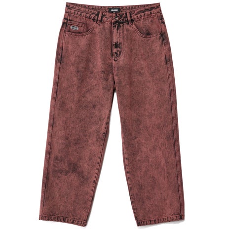 X-Large Bull Denim 91 Pant in Burgundy