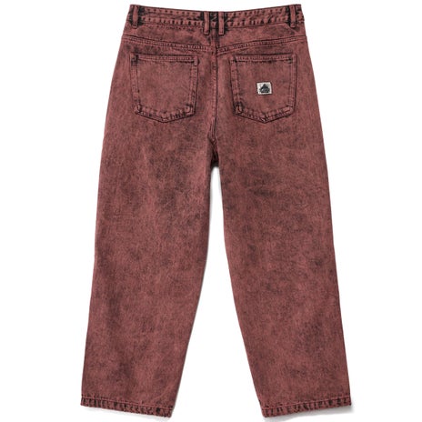 X-Large Bull Denim 91 Pant in Burgundy