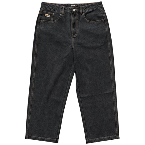 X-Large Bull Denim 91 Pant in Washed Black