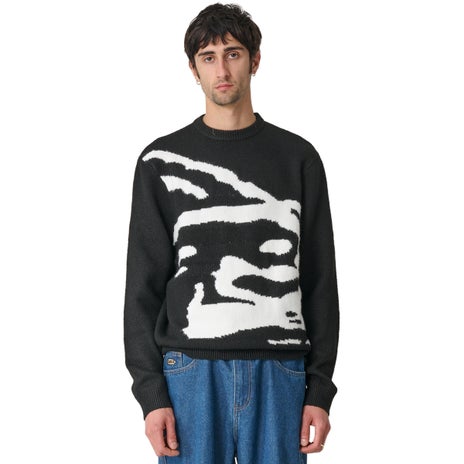 X-Large Gorilla Knit Sweater in Black