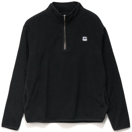 X-Large Half Zip Crew in Black