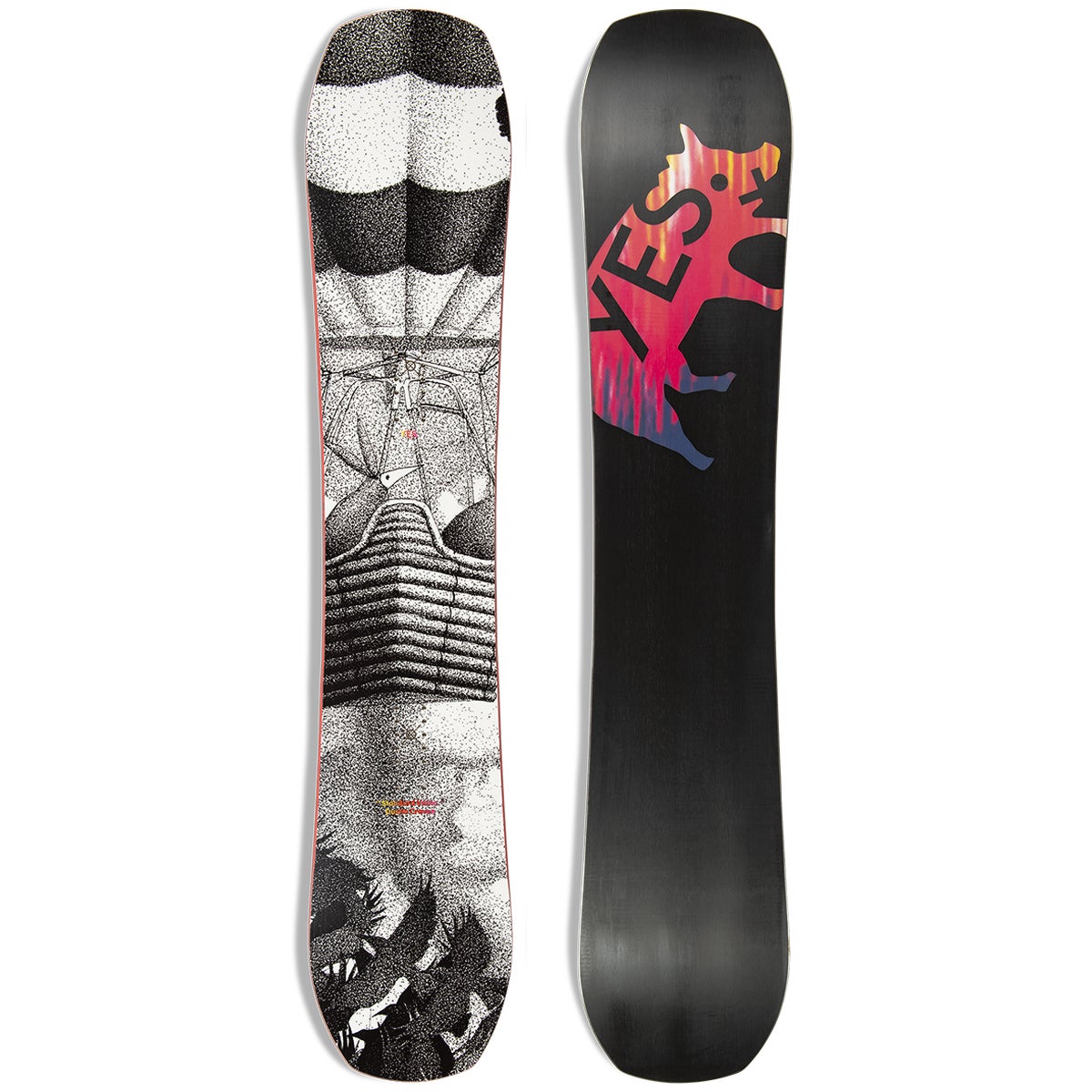 Yes Standard UnInc Snowboard 2025 in 156 Boardertown